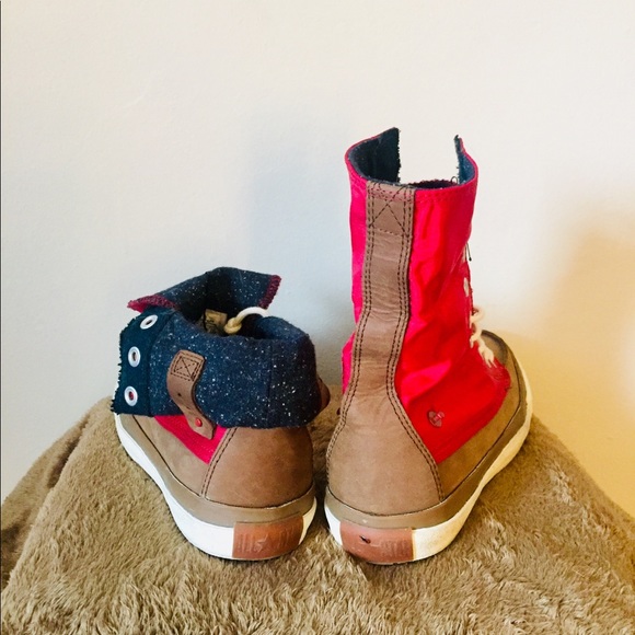 SOLD-CONVERSE ALL-STAR ROLL TOP CHUKKA HI SKY HIGH - Picture 7 of 8